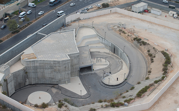 Israel's new government bunker. Photo: Ohad Zwigenberg