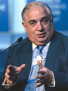 Peter Sutherland an insider's insider. Head of the UN Migration Council. He will soon be your next landlord.