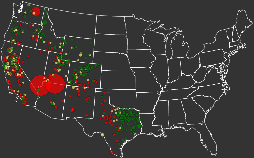 Please note that the entire Southwest and upper Northwest are under severe and a soon-to-be life-threatening drought.